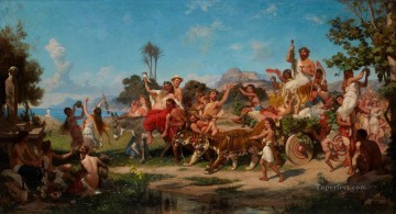 バッカナリア ステファン・バカロヴィッツ 古代ローマ Oil Paintings